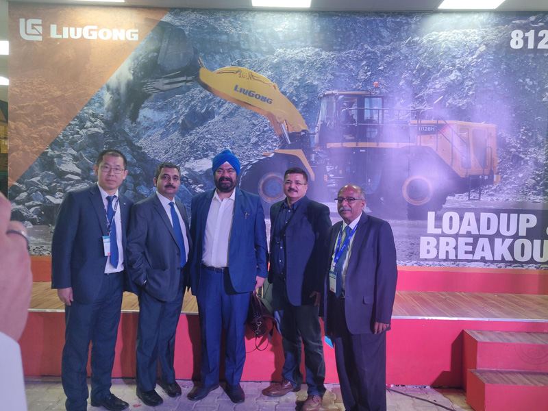 True Blue with the LiuGong India leadership team